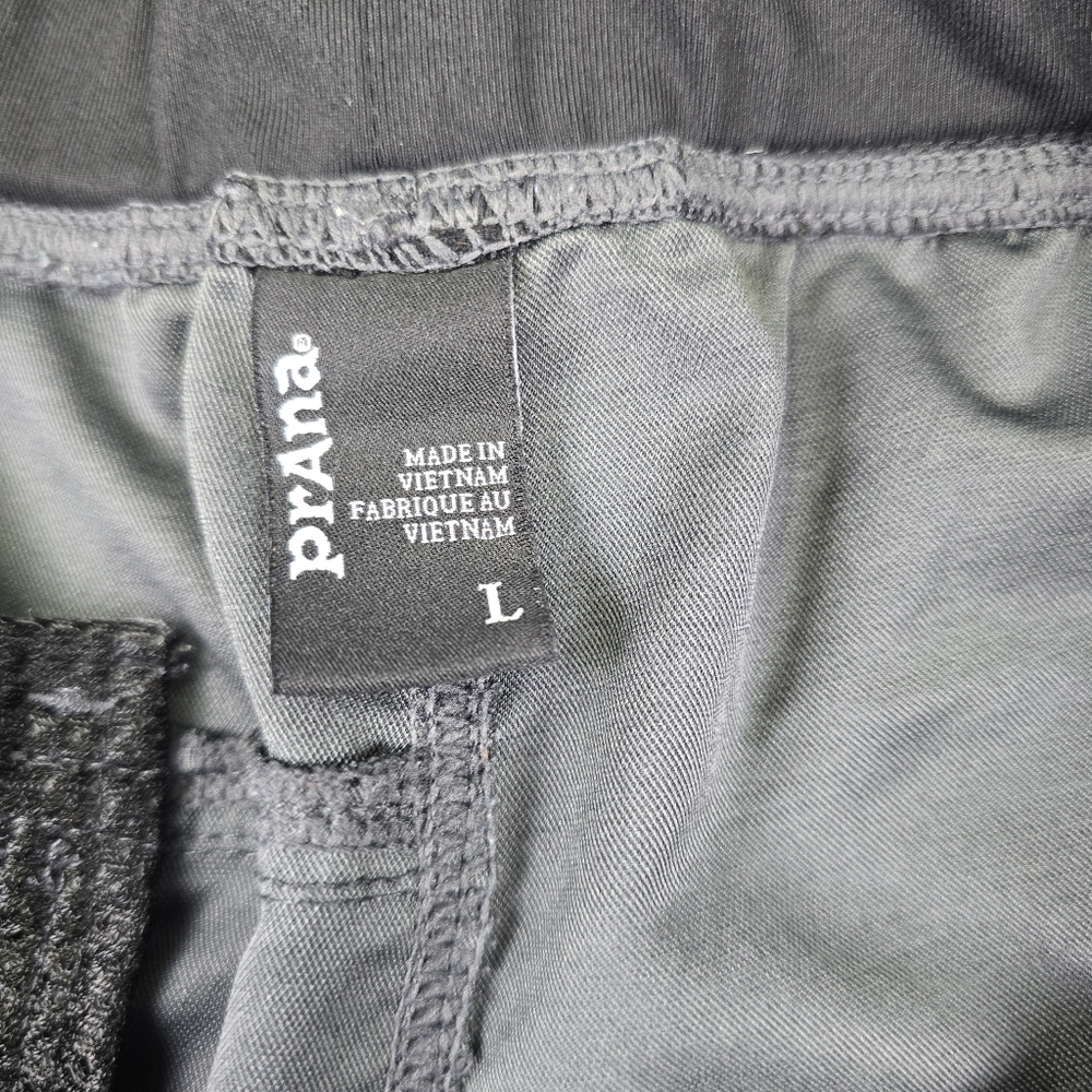 prAna Men's Peak to Creek Shorts Large Heather Gray Athletic Stretch 9" Inseam - Picture 5 of 8